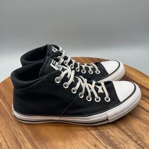 Converse CTAS Mid Shoes Womens 9 Black Comfort Skate Casual Walking Sneakers